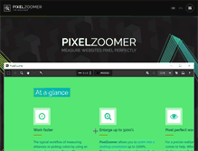 Tablet Screenshot of pixelzoomer.com